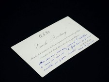 Emile BOUTMY - carte de visite
