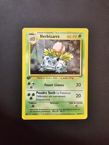 Carte pokemon herbizarre - pokemon,