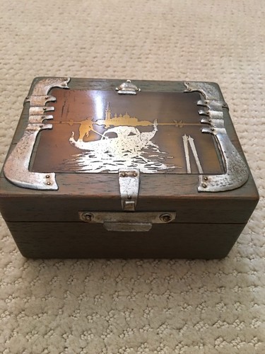 Vintage antique sandalwood box - vintage/antique,