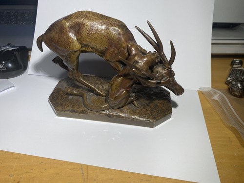 Bronze animalier signé barye - animalier,
