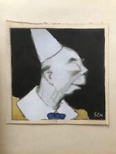 SEM LITHO REHAUSSÉE 1930 CLOWN TRISTAN BERNARD 8 eme GALA UNION DES ARTISTES