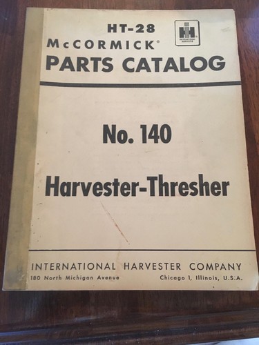 International parts catalog - parts,