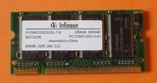 Infineon 256 Mo DDR-266-CL2 HYS64D32020GDL-7-B -