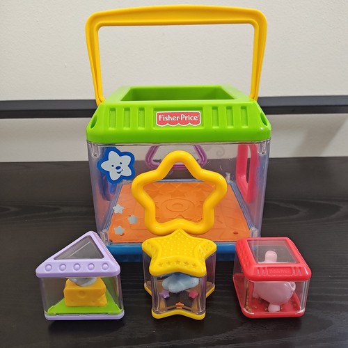 Fisher price peek blocks - a,