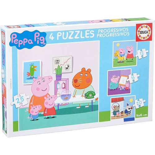 Puzzle peppa pig - peppa, amis