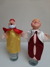 Lot de 2 anciennes MARIONNETTES à doigt (dont un moine)