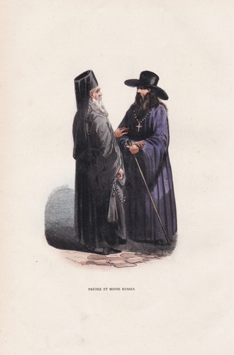 Costume prêtre russe en - prêtre,
