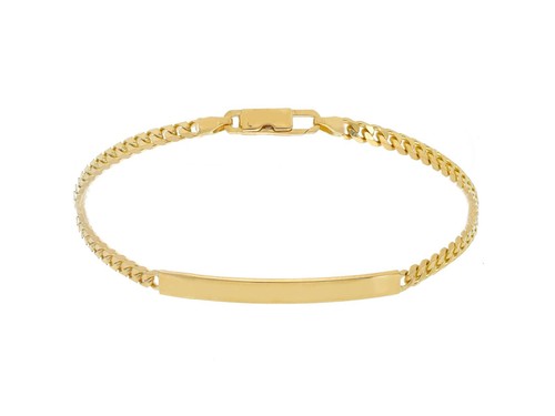 Bracelet jaune 18k maille - bracelet,