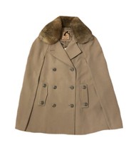 SH SILVIAN HEACH Manteau Oversize Beige Femme Tg XS/S