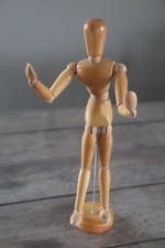 Bonhomme en bois articulé , décoration intérieur , porte bijoux 32.5 cm