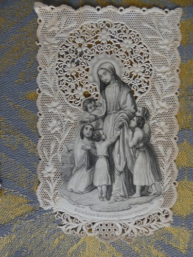 Image pieuse canivet - , dentelle