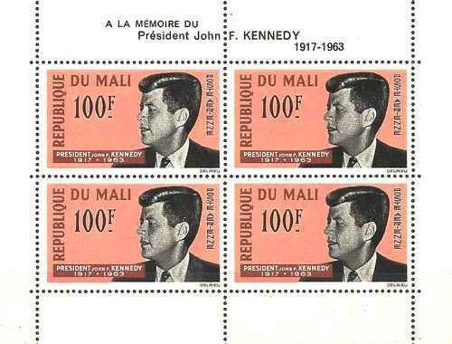 Timbres personnages kennedy - timbres,