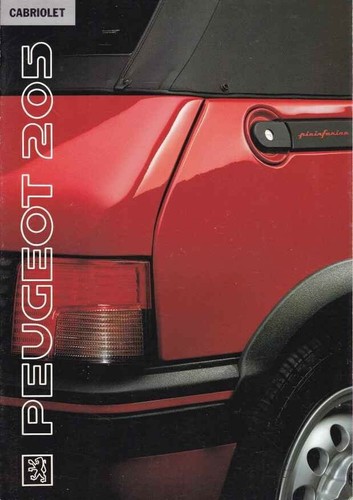 Catalogue peugeot 205 - peugeot,
