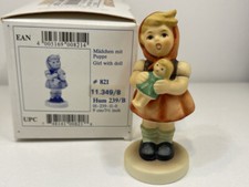 M.I. Figurine bourdon 239/B fille avec poupée 9 cm + boîte d'origine. 1 choix...