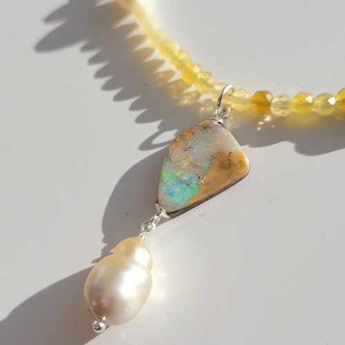 Collier argent perle des mers - argent,