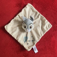 ?? Doudou Plat Lapin Panpan Rayé Orange Blanc Fleur Thumper DISNEY BABY TTBE