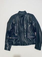Veste Cuir Diesel Noire Et