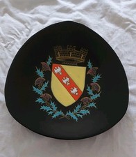 Émaux de Longwy assiette en faïence à décor émaillé "Lorraine"