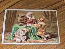 ANCIEN CHROMO CHOCOLAT POULAIN POLICHINELLE ET PIERROT