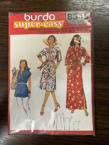 Ancien patron burda 8345 - burda, robe