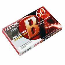 TDK Life on Record B-60 Brilliant Cassette Vierge Cassettes 60 Min 1 PC