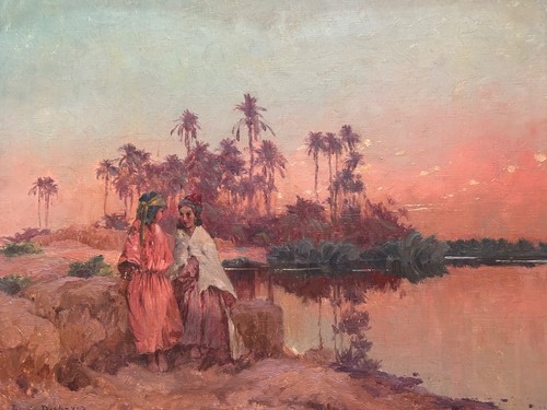 Tableau ancien orientaliste - tableau,