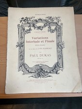 Dukas variations interlude - variations,