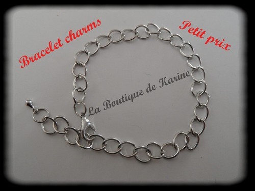 Bracelet chaine charms - bracelet,