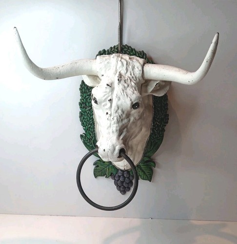 Tête taureau fer - de, en