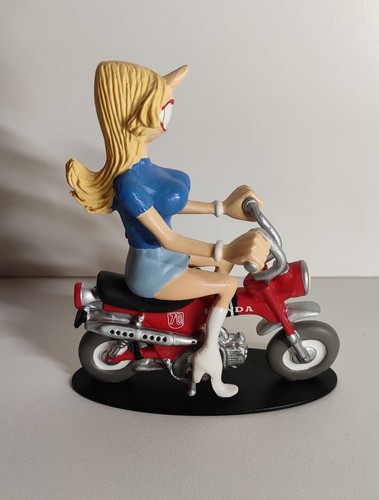 Figurine moto résine joe - en,