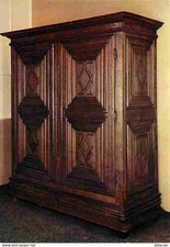 50 - Villedieu les Poeles - Musée du Meuble normand - Armoire Louis XIII du Nord
