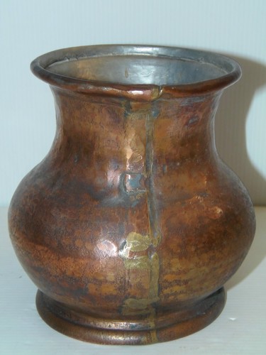Pot cuivre vase mesure - pot, xixe