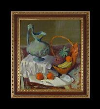 Tableau ancien, R.Champion XXᵉ siècle.  "Nature morte."