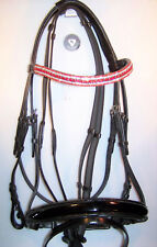 Laqué Mors Noir Strass Rouge