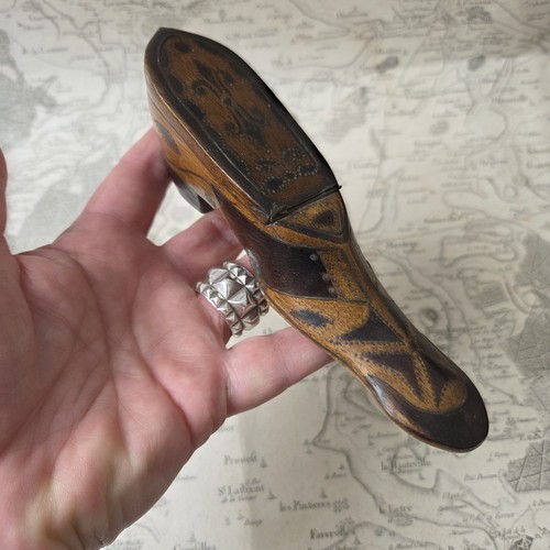 Tabatière forme chaussure - tabatière, de