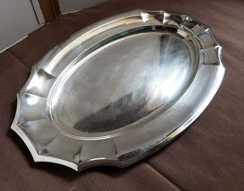 Grand plat oval métal - grand,