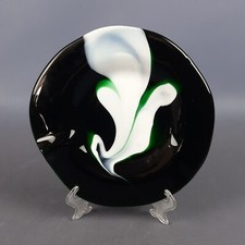 Centre De Table En Verre Sommerso Richard Art Collection Signé Modernisme 1970