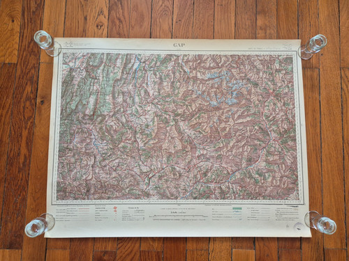 Ancienne carte affiche - ancienne, ign
