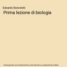 Prima lezione di biologia