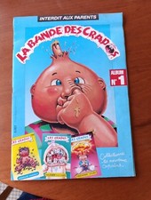 La bande des crados Rare Album n°1  Presque  vierge 1989.plus 6 Cartes Collées.