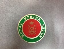 PLAQUE METAL CONCOURS HIPPIQUE EQUITATION CHEVAL CRAVACHE ETRIER ROYAL BELGE