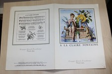 Menu Paquebot Flandre