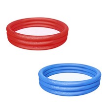 Bestway Piscine Gonflable Enfant 3 Anneaux Eco Couleur Assortie 183x33cm +2 A