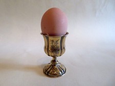 Coquetier argent vermeil