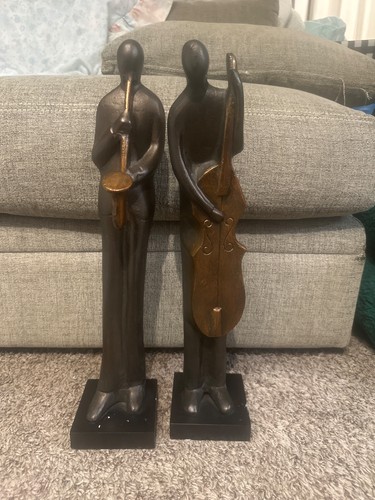 Musicians statues heavy - statues, 2