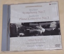 Abbado/Beethoven : Concerto pour piano n° 3/Bruckner : Symphony No. 7 [DVD]