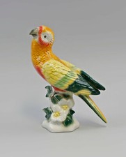 9942097 Figurine en Porcelaine Oiseaux Sonnensittich - Perruche Wagner & Apel