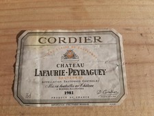 étiquette vin Chateau