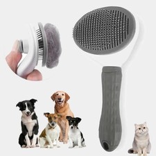 Brosse Autonettoyante pour Chiens & Chats, brosse rétractable simple & efficace