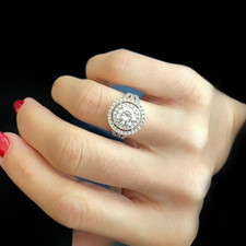 Bagues de mariage pour femmes coupe ronde 2,00 ct IGI Lab diamant cultivé pla...